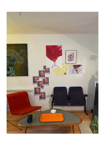 "Kurt Cobain Reaching Nirvana" poster 19.7" × 27.6"